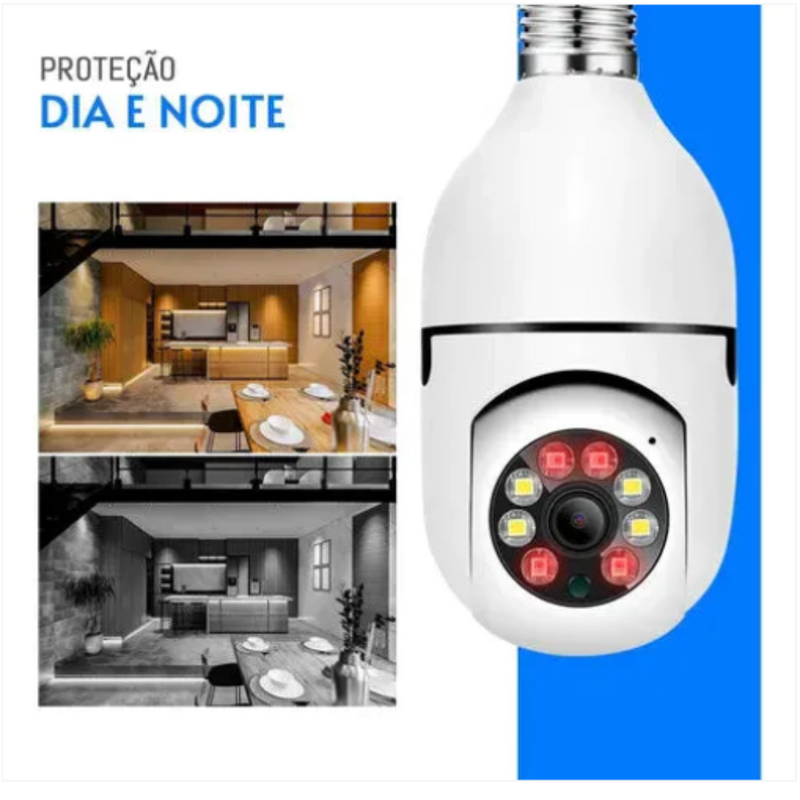 Câmera Segurança Inteligente Wifi 360º  PowerFast