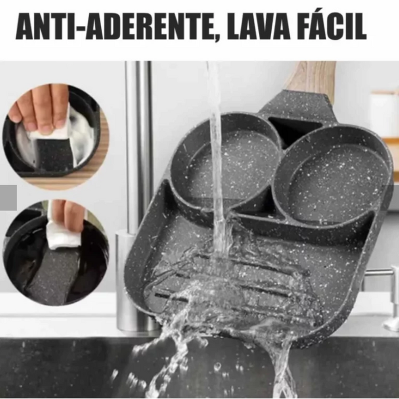 Frigideira Andorinha Chef Pro Antiaderente 3 em 1